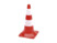 Cône de signalisation rouge et blanc - 50 cm Perel
