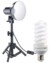 Image article Spot photo avec trépied réglable jusqu'à 53 cm + ampoule 24W