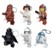 Image article 6 porte-clés lumineux Star Wars