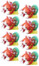 Image article 8 figurines Jibanyan support pour médaillon