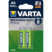 Pack de 2 accus AA Varta rechargeables, avec une capacité de 1600 mAh.