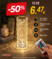 Image article Lampe de table rechargeable effet cristal télécommandée à LED RVBB