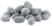 Image article 24 pierres décoratives grises pour cheminée au bioéthanol - Gris
