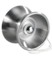 Image article Yo-Yo deluxe professionnel en acier brossé argent mat