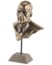 Statuette décorative en résine aspect bronze - Buste d'homme