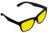 lunettes verres jaunes contraste pour conduite de nuit look vintage