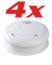 Image article 4 Détecteurs de Fumée Sans Fil En Réseau