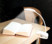 lampe de lecture orientable avec surface tactive et pince de fixation rebord lunartec
