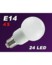 Image article 4 Ampoules 24 LED SMD E14 blanc chaud