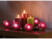 6 Boules de Noël lumineuses rouges avec télécommande