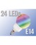 Image article Ampoule 24 LED SMD E14 couleur changeante