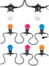Image article Guirlande festive multicolore pour intérieur et extérieur  (Reconditionné)