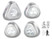Image article 4 lampes à LED mobiles à détecteur de mouvements ''Stick & Go'' - Argent