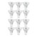 Image article 12 spots LED GU10 - 300 lm - Blanc chaud