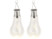 Image article 2 ampoules solaires à LED design classique 2 lm 0,024 W - Blanc chaud