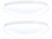 Image article 2 plafonniers LED utilisables comme appliques murales - Ø 38 cm - Blanc du jour