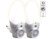 Image article 2 veilleuses à LED anti-moustique 230 V avec capteur de luminosité