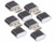 Image article 4 lecteurs de carte Micro SD pour port USB A