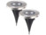 Image article 2 spots de jardin solaire en acier