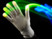 Image article Gants ''Disco'' blancs à LED taille S