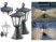 Image article 2 lanternes et appliques LED solaires 300 lm avec capteurs PIR SWL-115
