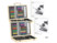 Image article 2 coffrets de dessin/peinture 67 pièces, avec 2 cahiers 30 pages 80g/m²