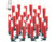 Image article 30 bougies LED sans fil avec télécommande XMS-35.r - Rouge