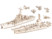 Image article 7 maquettes 3D en bois : porte-avions, navire de guerre et aéronefs