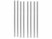 Image article 8 pailles droites en acier inoxydable