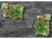 Tableau artificiel végétal accroché à un mur comme décoration