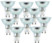 10 ampoules 39 LED SMD GU10 -  blanc neutre