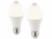 2 ampoules LED 12 W / E27 / 1055 lm avec détecteur de mouvement - Blanc chaud