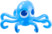 Image article Pieuvre gonflable avec arroseur intégré