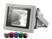 Image article Projecteur à LED étanche, boîtier métal, 10 W, RVB