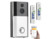Image article Visiophone HD sans fil connecté avec fonction interphone et 2 batteries incluses