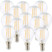 Image article 10 ampoules LED à filament - culot E14 - forme Goutte - Blanc chaud