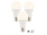 Image article 3 ampoules à LED 12 W/E27 avec détecteur d'obscurité et de mouvement blanc chaud