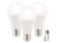 Image article 3 ampoules à LED 12 W/E27 avec détecteur d'obscurité et de mouvement blanc