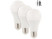 Image article 3 ampoules à LED 12 W/E27 avec détecteur de mouvement radar Blanc