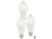 Image article 3 ampoules à LED avec capteur PIR 6,5 W, E27, 6500 K
