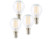 Image article 4 ampoules LED à filament - culot E14 - forme Goutte - Blanc chaud