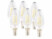 Image article 6 ampoules bougies LED E14 - 4 W - 470 lm - Blanc chaud