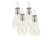 Image article Ampoule solaire à LED design classique 2 lm, 0,024 W, blanc chaud - x4