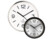 Image article Horloge murale à quartz avec éclairage automatique - Avec Radio-pilotage