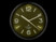 Horloge murale à quartz avec éclairage automatique du cadran - Noir