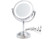 Image article Miroir grossissant 5x à éclairage LED avec enceinte bluetooth - Ø 112 mm