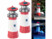 Image article 2 phares décoratifs solaires avec LED - 27 cm