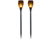 Image article 2 torches de jardin 64 LED avec effet flamme et batterie 2000 mAh