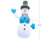 Bonhomme de neige géant avec gonflage automatique – 6 mètres