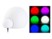 Image article Boule lumineuse à LED solaire télécommandée, RVBB, 60 lm, IP67, diamètre 20 cm